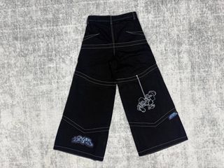 JNC0 super baggy black jeans